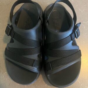 Chaco Sandals Kids Junior Size 4 Chillos Sport Slingback Black Comfort JCH180326